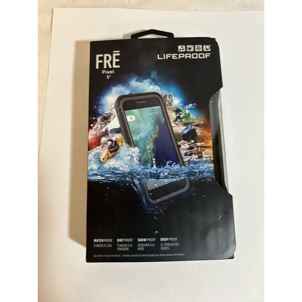 Life proof Case For GOOGLE Pixel Water Shock Snow Proof Genuine Blk New 77-54423